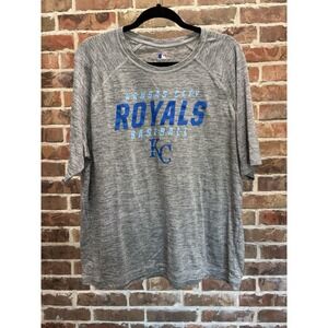 Genuine‎ Merchandise, MLB Kansas City Royals Men's Gray Tee, XL